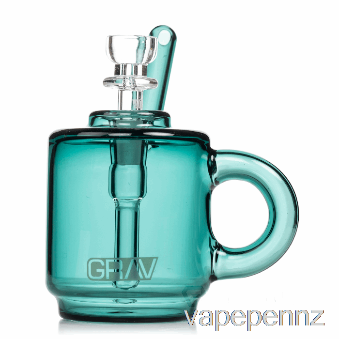 GRAV Coffee Mug Pocket Bubbler Lake Green VAPE NZ